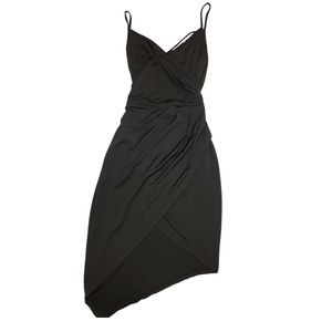 SHEIN✨ Asymmetrical black dress🖤 Great for date night✨